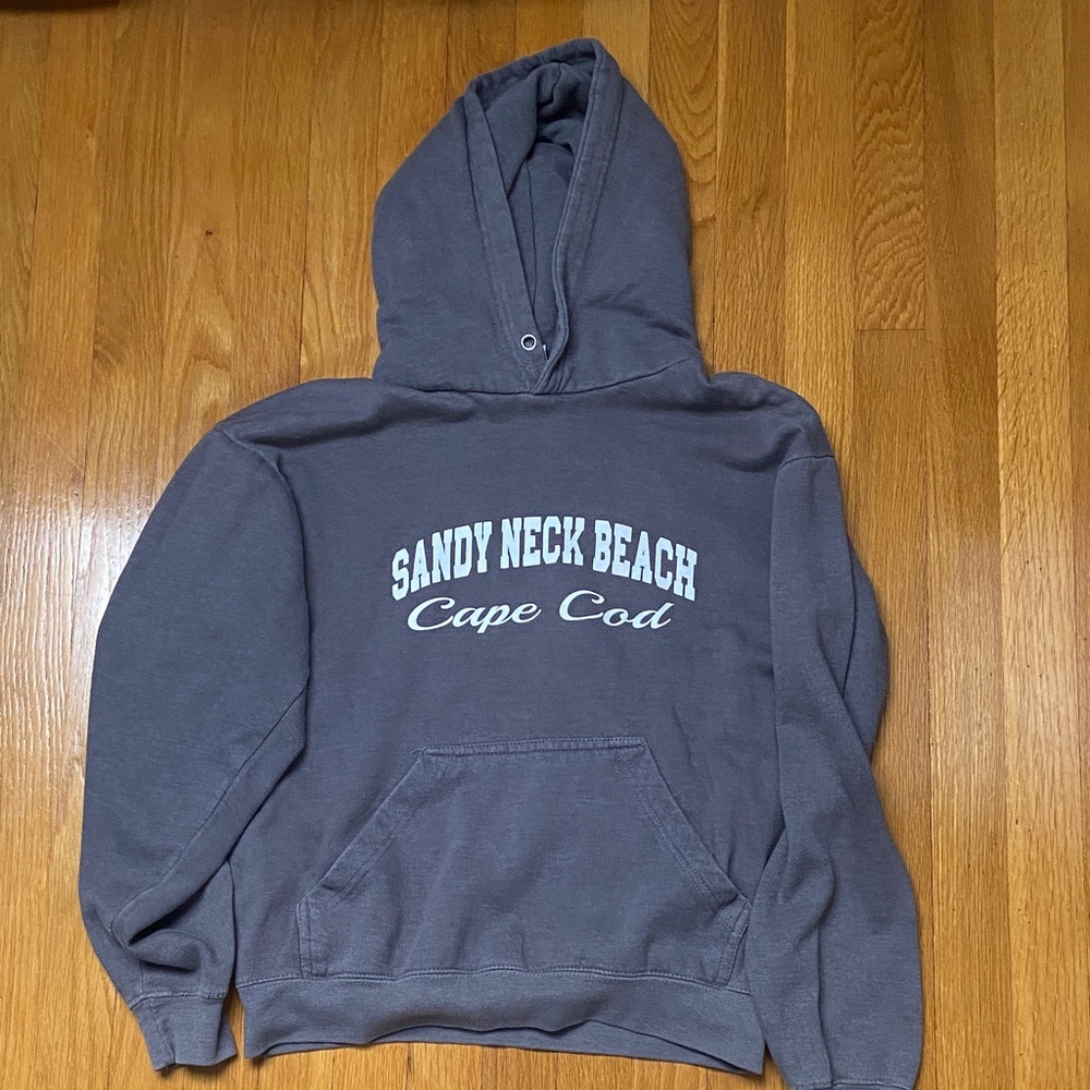Sandy Neck Beach Women's Gray Hoodie
